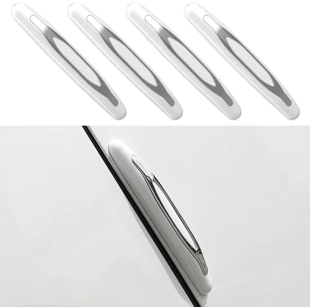Main image of 4PCS Car Door Edge Guards, Auto Side Door Protector Car Door Self Adhesive Anti-Collision Trim Strip, Universal Car Body Anti-Scratch Bumper Guard for Car SUV Truck (White)