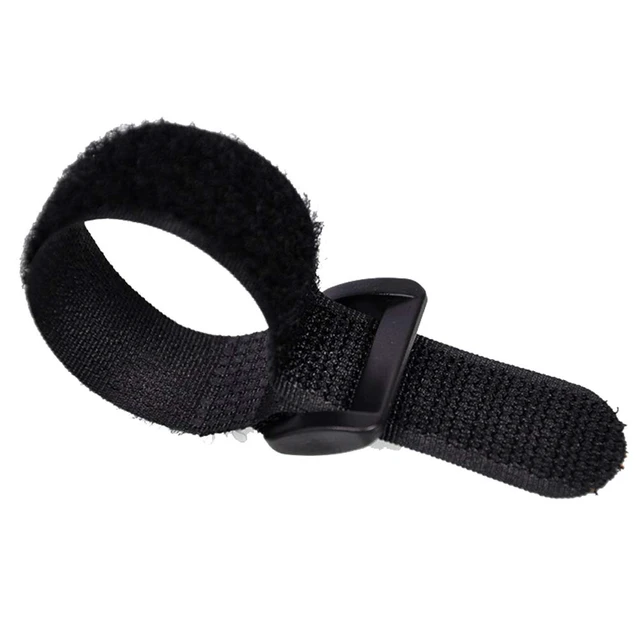 Alt view image 4 of 7 - 10Pack 1x8 Reusable Nylon Cable Straps with Buckle for Cords Organizer | Self-adhesive, Fastening Hook and Loop Cables,black Securing Straps,Cinch Straps,Adjustable, Heavy Duty Cords Storage tidy