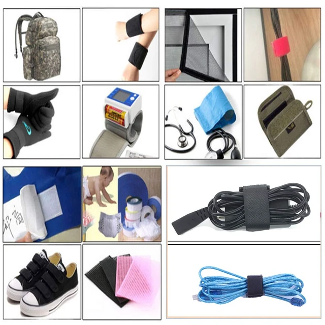 Alt view image 7 of 7 - 10Pack 1x8 Reusable Nylon Cable Straps with Buckle for Cords Organizer | Self-adhesive, Fastening Hook and Loop Cables,black Securing Straps,Cinch Straps,Adjustable, Heavy Duty Cords Storage tidy