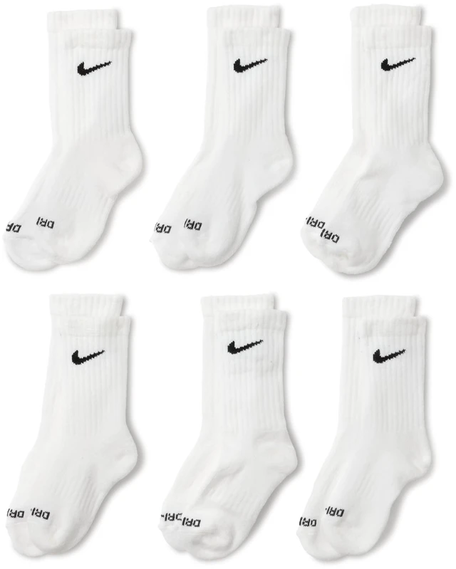Main image of Dri-Fit Performance Basic Crew (Toddler/Little Kid) White 5-7 (10 Toddler-3 Little Kid)