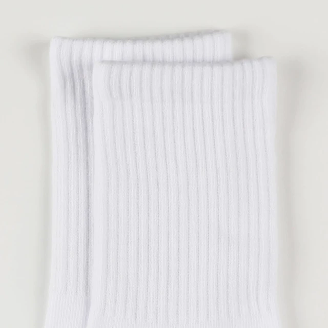 Alt view image 6 of 7 - Unisex School Kids Soft Cotton Athletic Socks 6-8Y White Size M | Nature, Soft, Breathable, Combed Cotton Oeko-Tex Standard 100 Certified, Seamless Toe, High Ribbed Top Style