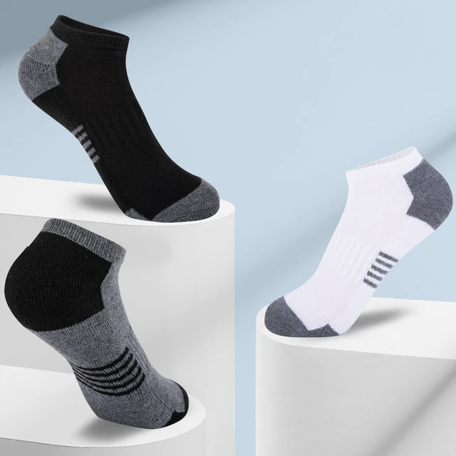 Alt view image 5 of 7 - 10 Pairs Boys Socks Low Cut Ankle Socks For Kids 8-10 4-6 6-8 Years Old Short Athletic Socks With Cushioned Sole