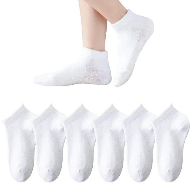 Main image of Boys Seamless Socks Low Cut Cotton Socks Kids Athletic School Uniform Sock | Combed Cotton,Mesh Design,Seamless Toe,Reinforced Heel,Stay-Up Fit,Fade & Pill Resistant,Durable,Low Cut Ankle Socks