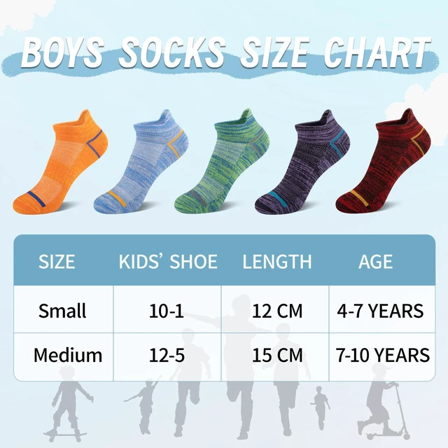 Alt view image 3 of 7 - 10 Pairs Boys Socks Kids Ankle Sport Cotton Socks For Kids 4-7 7-10 Years Olds