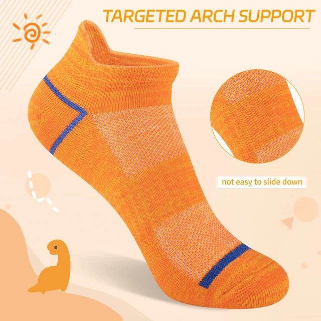 Alt view image 5 of 7 - 10 Pairs Boys Socks Kids Ankle Sport Cotton Socks For Kids 4-7 7-10 Years Olds