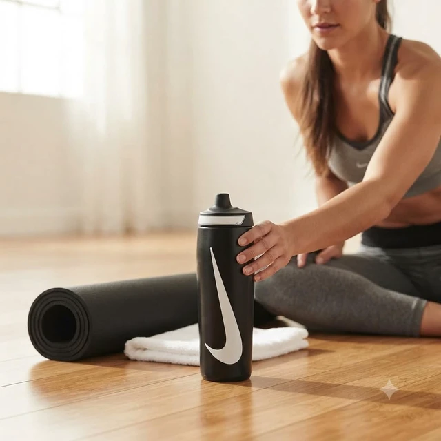 Alt view image 3 of 7 - Refuel Bottle 24 Oz | Squeezable Material, Textured Surface, Quick Hydration