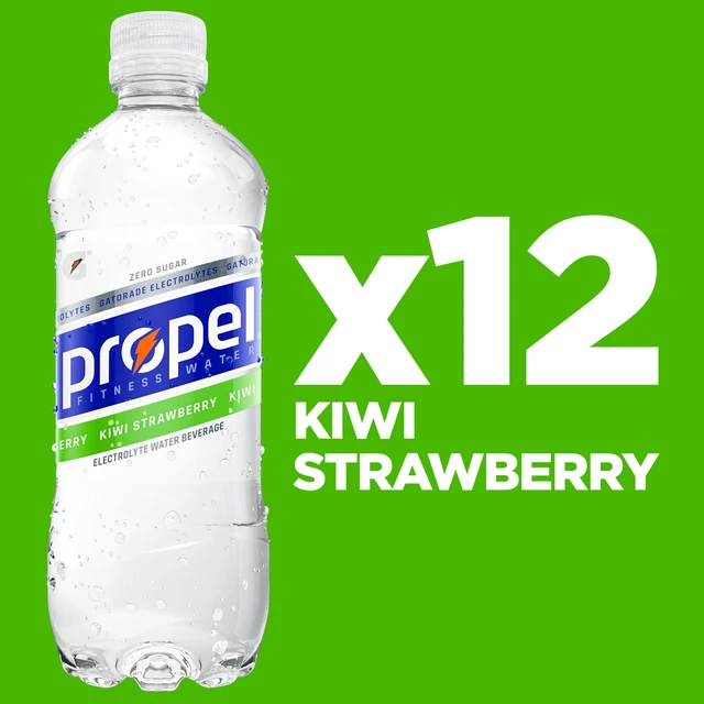Alt view image 2 of 4 - Kiwi Strawberry, Zero Calorie Sports Drinking Water with Electrolytes and Vitamins C&E, 16.9 Fl Oz (12 Count)