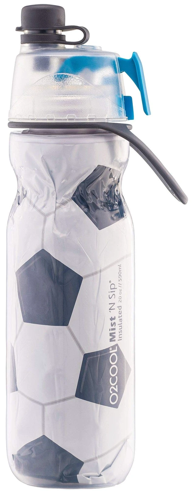 Alt view image 2 of 7 - Mist N Sip 20 oz Misting Reusable Sports Water Bottle Soccer | Yes