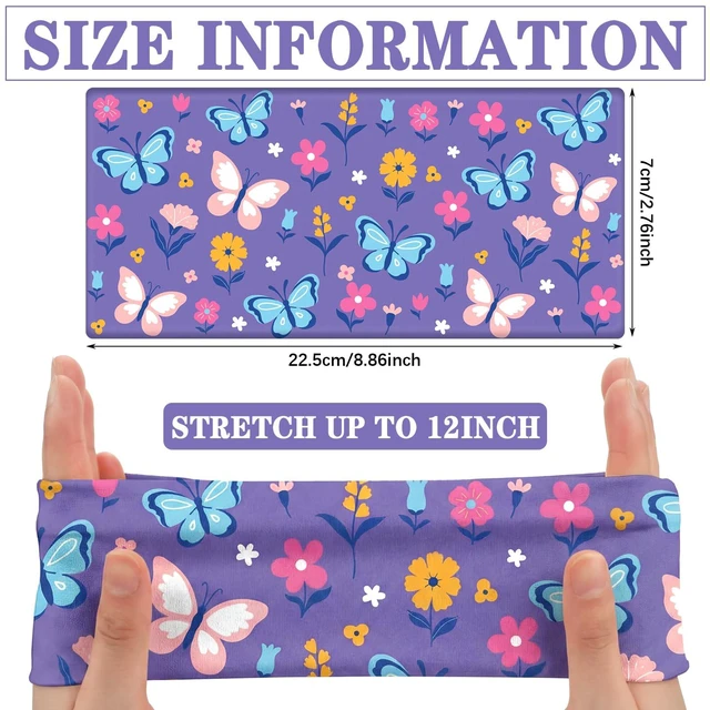 Alt view image 2 of 7 - 6 Pcs Funny Cute Headbands for Girls Elastic Non Slip | Soft Adjustable Headband for Toddler Kids Girls, Comfortable Wear, Hair Accessories for Daily Wear and Party Supplies
