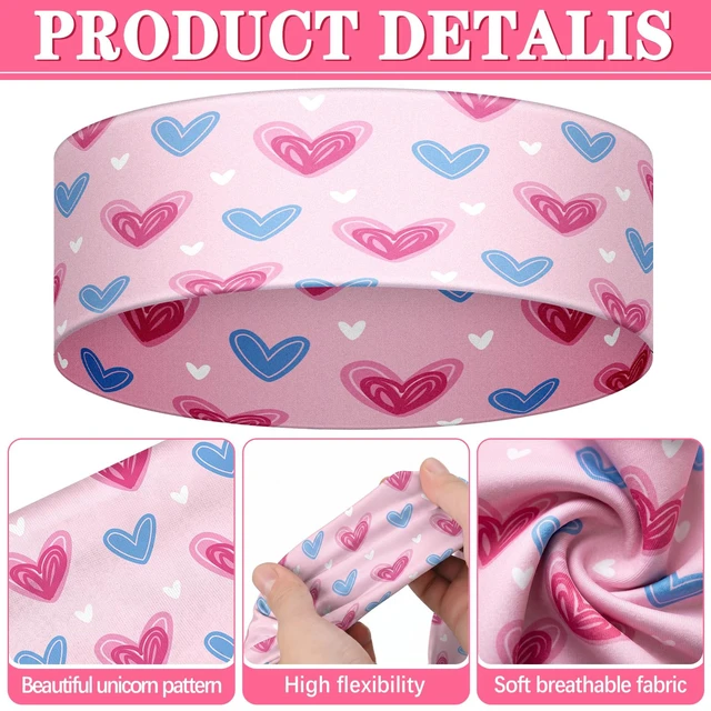 Alt view image 3 of 7 - 6 Pcs Classic Cute Headbands for Girls Elastic Non Slip | Soft Adjustable Headband for Toddler Kids Girls, Comfortable Wear, Hair Accessories for Daily Wear and Party Supplies