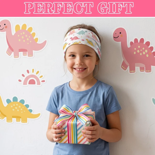 Alt view image 4 of 7 - 6 Pcs Classic Cute Headbands for Girls Elastic Non Slip | Soft Adjustable Headband for Toddler Kids Girls, Comfortable Wear, Hair Accessories for Daily Wear and Party Supplies