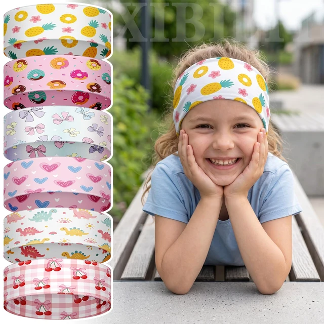 Alt view image 7 of 7 - 6 Pcs Classic Cute Headbands for Girls Elastic Non Slip | Soft Adjustable Headband for Toddler Kids Girls, Comfortable Wear, Hair Accessories for Daily Wear and Party Supplies