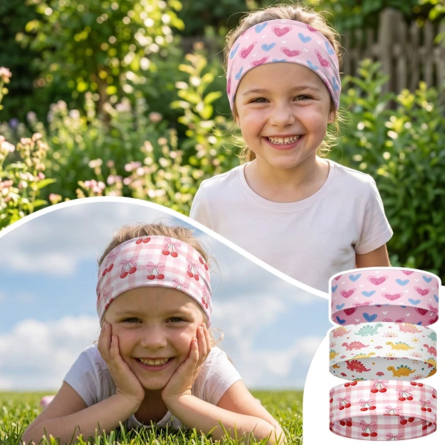 Alt view image 5 of 7 - 6 Pcs Classic Cute Headbands for Girls Elastic Non Slip | Soft Adjustable Headband for Toddler Kids Girls, Comfortable Wear, Hair Accessories for Daily Wear and Party Supplies