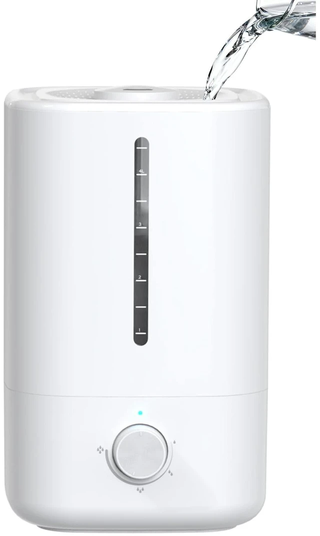 Main image of Top Fill Humidifiers for Bedroom, 4.5L Tank for Large Room, Oil Diffuser, 20dB Quiet Cool Mist Air Humidifier for Home Baby Nursery & Plants, Auto Shut-off and BPA-Free for Safety, 100H