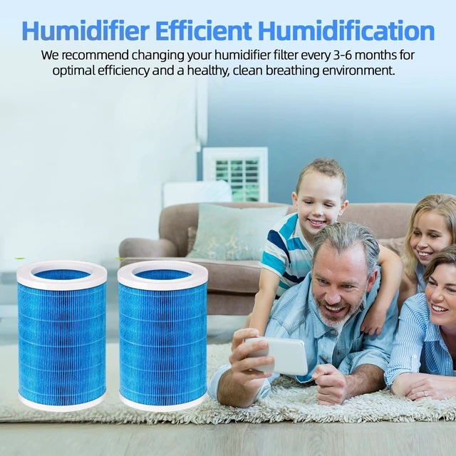 Alt view image 5 of 6 - Humidifier Replacement Filter Compatible with Lamon MistZero/MistZero B/MistZero S and Compatible with Mifasol 5L Evaporative Humidifier, Evaporative Washable Humidification Filter,2-Pack