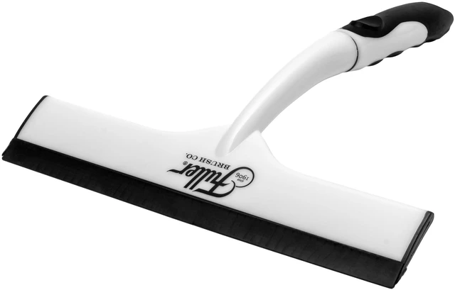 Main image of Easy Grip Handheld Squeegee - for Shower Walls, Doors, Tub Surfaces, Windows, Mirrors & Vehicle Windshields - ThermoPlastic Rubber Blade - Comfort Grip Handle with Built-in Finger Groove