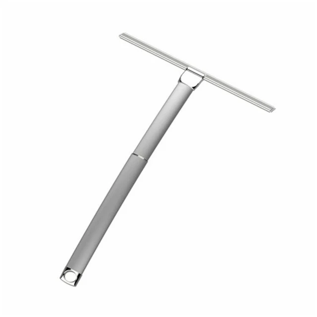 Main image of Products 17900 Extendable Squeegee for Showers Silver Chrome | Aluminum, Rust-Proof, Multi-Purpose, Extends to 18", Storage Hook, Rubber Blade