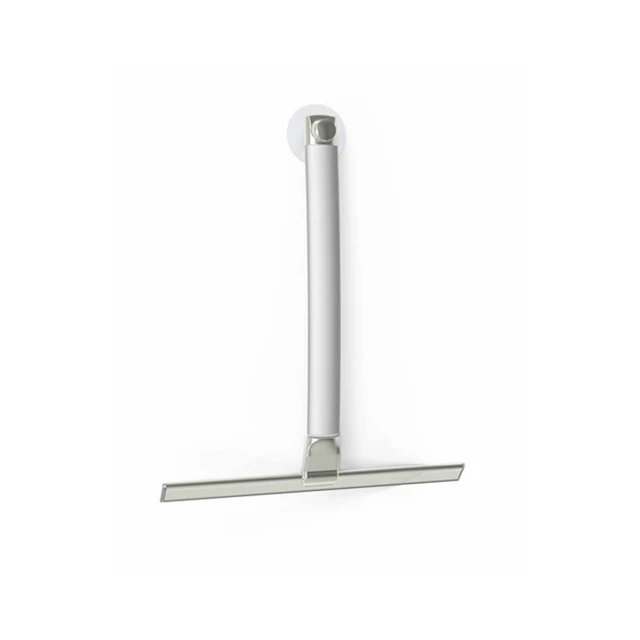 Alt view image 2 of 5 - Products 17900 Extendable Squeegee for Showers Silver Chrome | Aluminum, Rust-Proof, Multi-Purpose, Extends to 18", Storage Hook, Rubber Blade