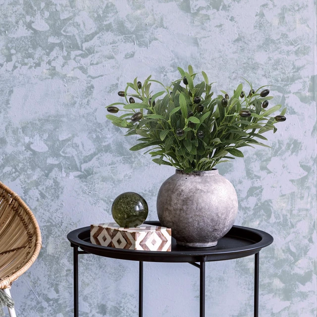 Alt view image 5 of 7 - 6PCS 18Inch Faux Olive Branches for Vase Realistic,Artificial Olive Tree Branches,Fake Plants,Greenery Stems,Eucalyptus Stems,Green Leaves for Centerpieces Decoration,Home Decor,Table Decor