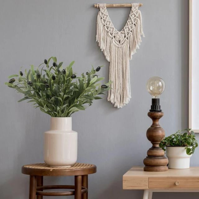 Alt view image 7 of 7 - 6PCS 18Inch Faux Olive Branches for Vase Realistic,Artificial Olive Tree Branches,Fake Plants,Greenery Stems,Eucalyptus Stems,Green Leaves for Centerpieces Decoration,Home Decor,Table Decor