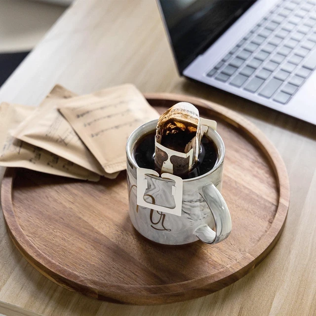 Alt view image 5 of 6 - 11.5 Inches Candle Holder Tray Home Decor, Round Wood Tray for Coffee Table, Small Wooden Serving Decorative Trays for Home