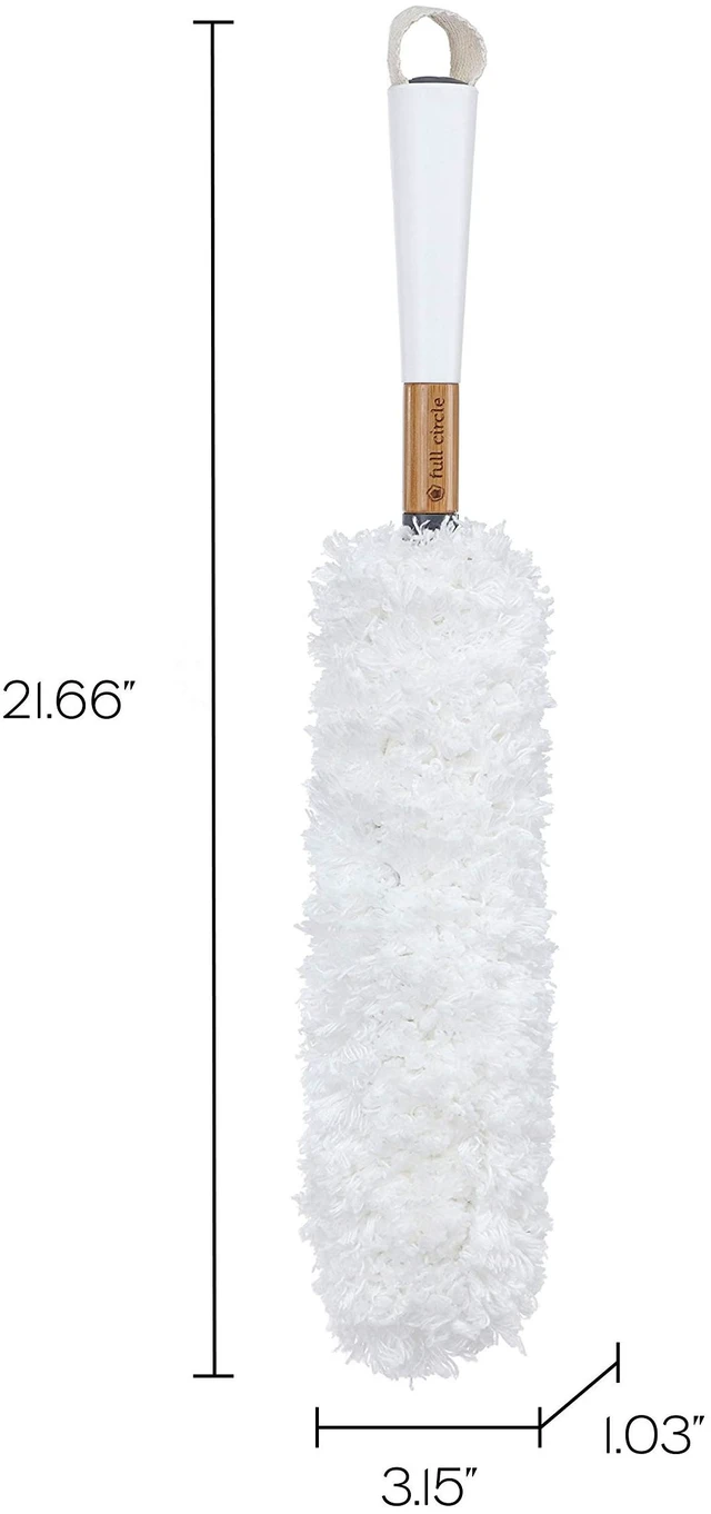 Alt view image 3 of 3 - Dust Whisperer Washable Microfiber Duster, Green