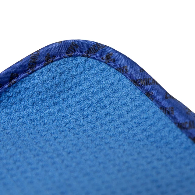 Alt view image 3 of 3 - Waffle Weave Glass Cloth Microfiber Towel, Blue, 24 x 16 | Waffle-weave towel wipes glass, mirrors and windows streak-free, scratch-safe for cars, trucks and home