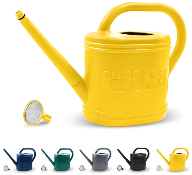 Main image of 2 Gallon Garden Watering Can, Plastic Outdoor Watering Can for Plants | Removable Long Spout, Plastic Water Can, Stainless Steel Shower Head, 3 Watering Modes, for Garden, Courtyard, Greenhouse