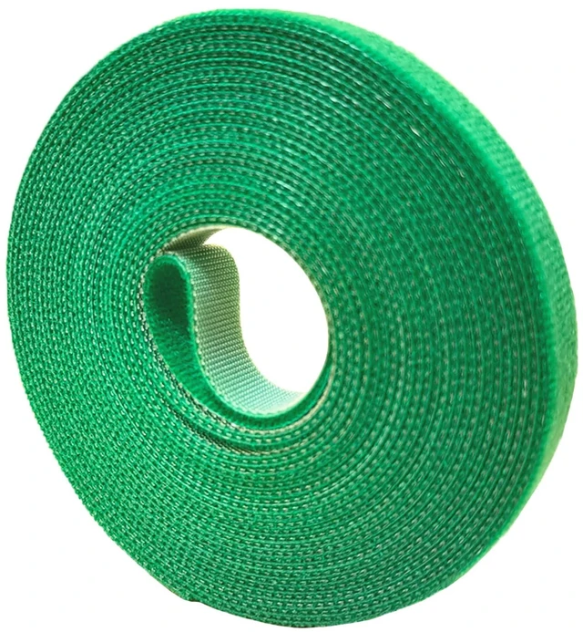 Main image of Garden Tie Green Tape, Plant Supports, Gentle On Plants (16.4ft × 0.6 inch, 1 roll, Green)