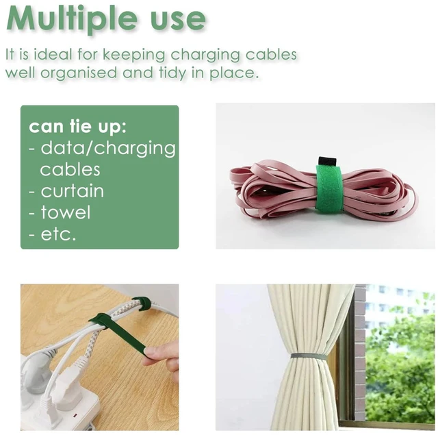 Alt view image 6 of 7 - Garden Tie Green Tape, Plant Supports, Gentle On Plants (16.4ft × 0.6 inch, 1 roll, Green)