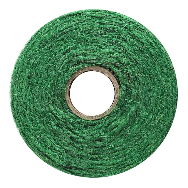 Alt view image 4 of 7 - Garden Twine, 656 Feet 2mm Green Plant Ties, Strong Jute Twine String for Climbing Plants, Tomatoes, Floristry, Crafts