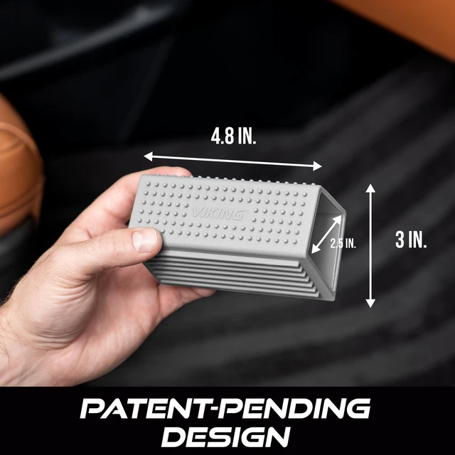 Alt view image 7 of 7 - Pet Hair Remover for Car Detailing Kit | Reusable Dog and Cat Hair Remover, Silicone Brush for Carpet, Home, and Automotive, 4.8 x 2.5 x 3 Inch