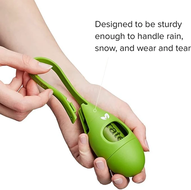 Alt view image 6 of 6 - Dog Poop Bag Holder with Dog Poop Bags, Durable and Guaranteed Leakproof, Lavender Scented, 1 Dispenser and 15 Bags