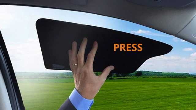 Alt view image 2 of 7 - Windshield Sunshade for Car Sun Window Shade Visor Shades Sunshade Visors Extender (2 Pack)