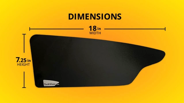Alt view image 6 of 7 - Windshield Sunshade for Car Sun Window Shade Visor Shades Sunshade Visors Extender (2 Pack)