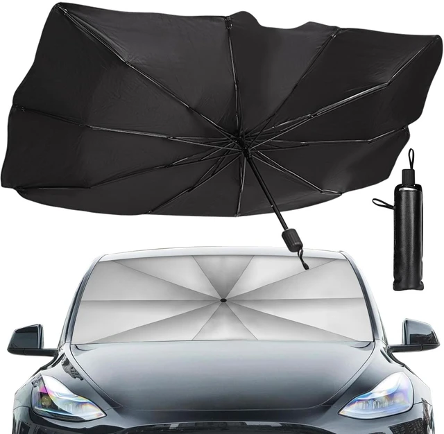 Main image of Sedan SUV Car Sun Shade for Windshield, Blocks UV Rays & Sun Heat | 2026 Upgraded, Foldable Windshield Sun Shade, Sun Visor Protector, Keep Car Cool, Easy to Use/Store, 57''x 31''