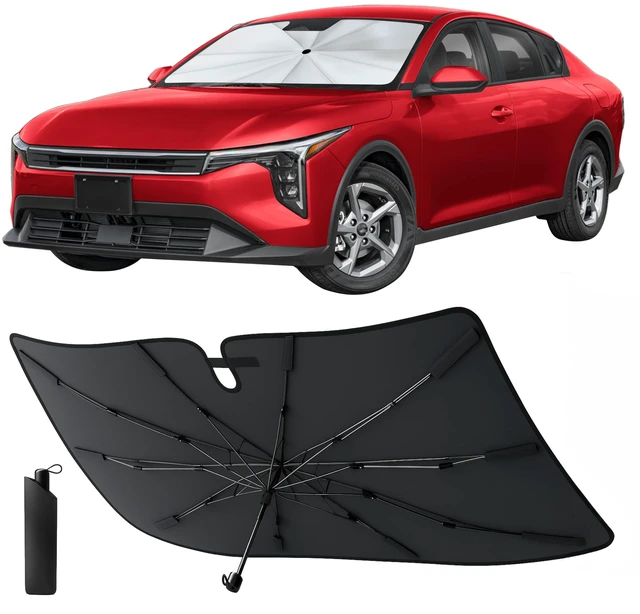 Main image of Windshields Sun Shade for Car, Foldable Car Sunshade & Window Tint