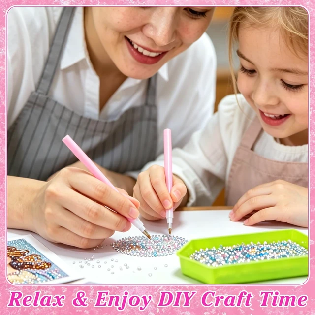 Alt view image 6 of 7 - Diamond Painting Tools Kit, Diamond Art Tools & Accessories | Ergonomic Pens, Sorting Trays, Wax Pads, Storage Containers, DIY Diamond Painting, Adults, Beginners