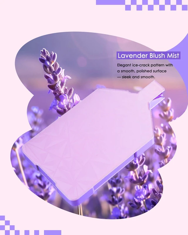 Alt view image 2 of 7 - Dreamy Bi-Tonal Diamond Art Tray with Lid, Lavender Blush Mist | The diamond painting tray with lid keeps diamond art beads organized. Practical diamond painting accessories for projects.
