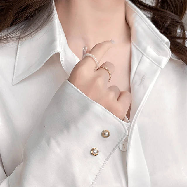 Alt view image 4 of 7 - 10 PCS Lapel Pins for Women, Modesty Pins Safety Brooch Buttons | Secure Clasp, Blouse Fasteners, Decorative Stud Pins for DIY Bag, Cardigan, Dress, Clothes, Scarf, Shawl, Shirt, Sweater