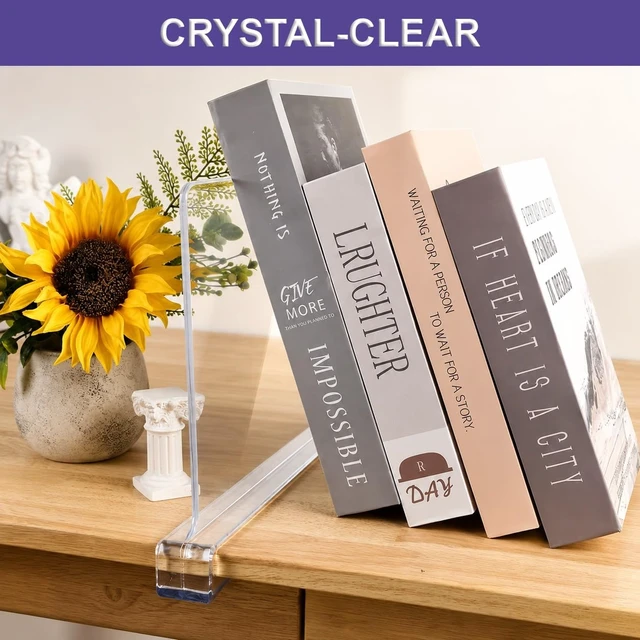 Alt view image 6 of 7 - 6 Pack Clear Shelf Dividers for Closet, Vertical Purse Organizer for Handbags, Closet Organizers and Storage for Sweaters, Clothes, Towels, Clutches and Wood Shelves