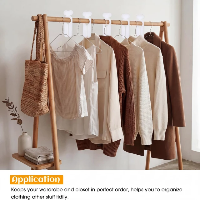 Alt view image 7 of 7 - 20 Pack Closet Dividers for Hanging Clothes Clothing Size Clothing Rack Dividers Baby Closet Dividers Weekly Clothes Organizer with 1 Piece Marker Pen for Home Closet Cloth Store