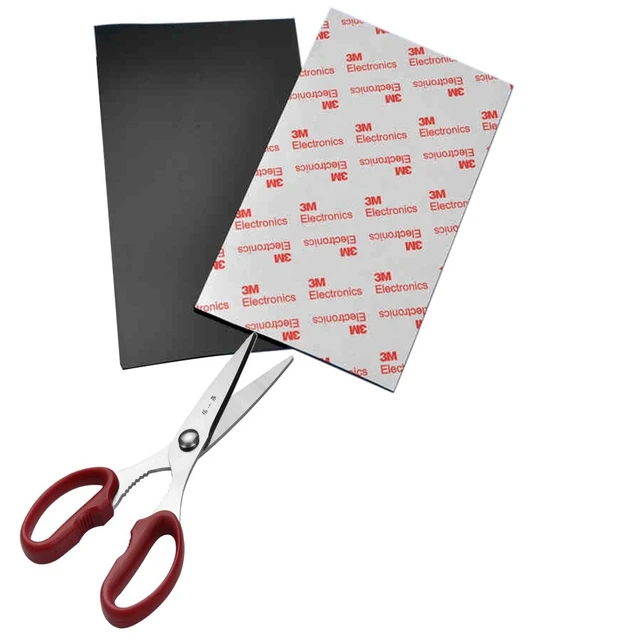 Alt view image 3 of 5 - Non Slip Self Adhesive Silicone Cuttable Furniture Pads, 2-Piece Anti-Sliding Anti-Scratch Rubber Floor Protectors for Any Furniture andHome Appliances (Black)