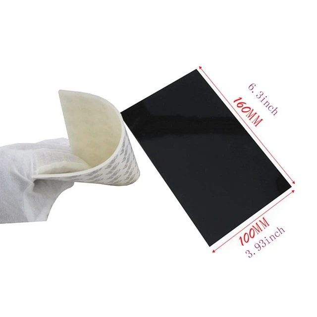 Alt view image 4 of 5 - Non Slip Self Adhesive Silicone Cuttable Furniture Pads, 2-Piece Anti-Sliding Anti-Scratch Rubber Floor Protectors for Any Furniture andHome Appliances (Black)