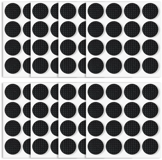 Main image of 128Pcs Non Slip Furniture Pads, 3/4 Inch Round Anti Skid Pads for Furniture | Self Adhesive Rubber Anti Skid Grippers, Chair Leg Floor Protectors for Hardwood Floors, Keep Furniture in Place