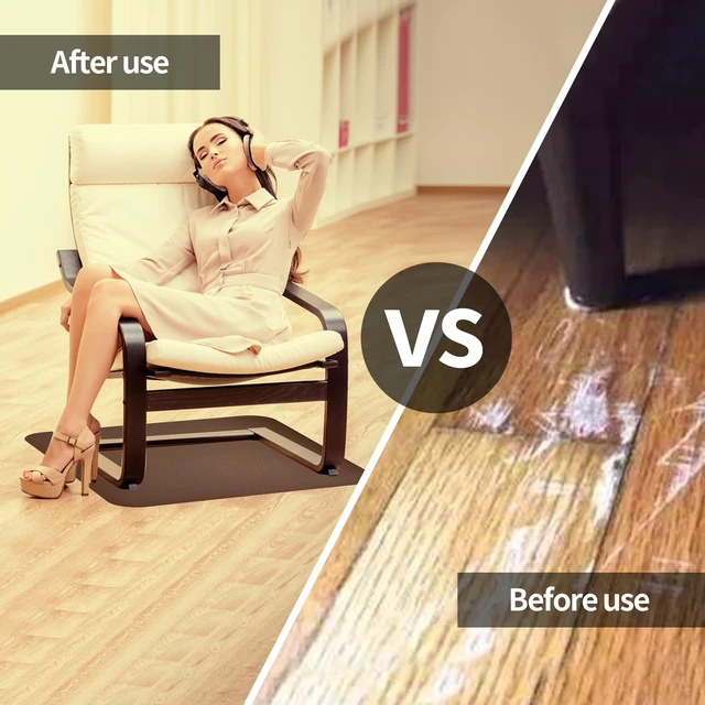 Alt view image 6 of 7 - Recliner Pads for Hardwood Floors Non Skid Furniture Gripper Pad Floor Rubber Mat,Anti Slide Furniture Pad Hardwood Floor Protector,Swivel Chairs Recliner Mats Non Slip Recliner Grippers Coffee