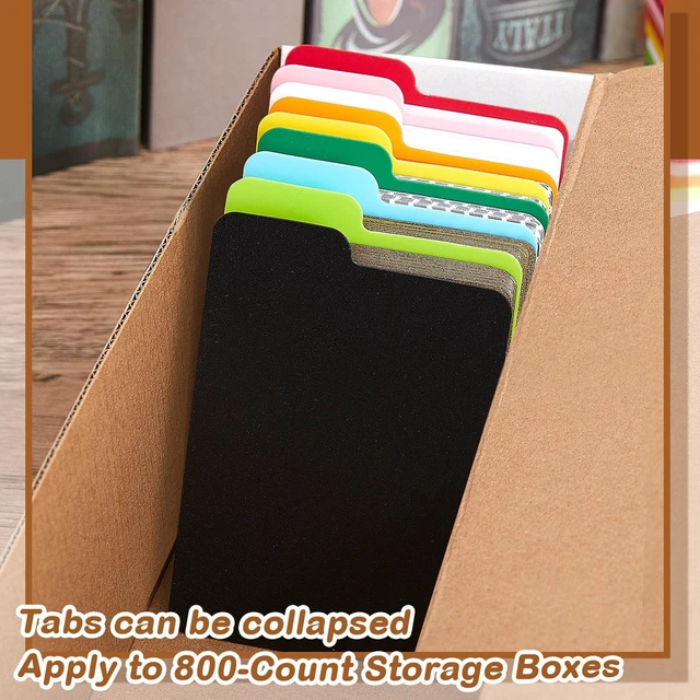 Alt view image 3 of 7 - 50 Pcs Trading Card Dividers, Playing Card Separators, Multicolor | PP Material, 2.6 x 3.8 Inch, For Trading Cards, Playing Cards And Office Storage, 10 Colors, Card Organization