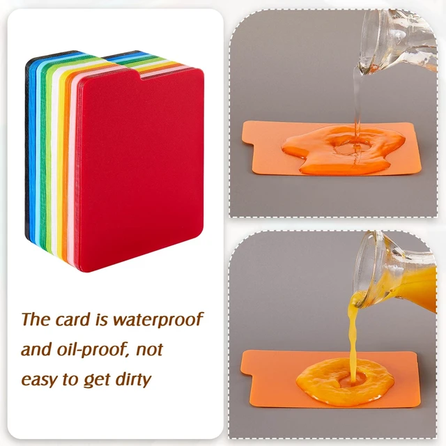 Alt view image 7 of 7 - 50 Pcs Trading Card Dividers, Playing Card Separators, Multicolor | PP Material, 2.6 x 3.8 Inch, For Trading Cards, Playing Cards And Office Storage, 10 Colors, Card Organization