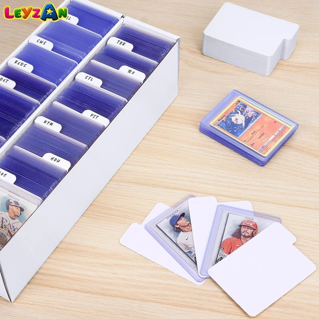 Alt view image 5 of 7 - Tall Trading Card Dividers, 150-Pack Paper Card Divider for Storage Boxes | Vertical Dividers Card for TopLoaders, TCG, MTG, Baseball & Sports Cards, with Tabs for Easy Collection Organization