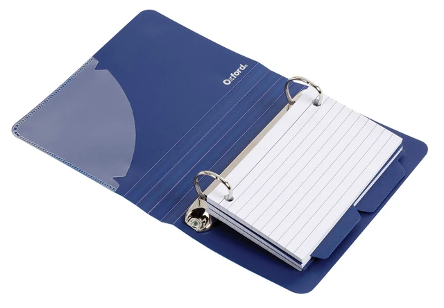 Alt view image 2 of 4 - Index Card Binder with Dividers, 3" x 5", Color Will Vary, 50 Cards,1 Binder (73570),Assorted (Blue, Green, Red)